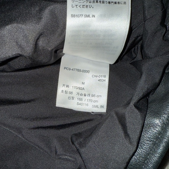Levi’s Black Leather Jacket - Picture 4 of 4